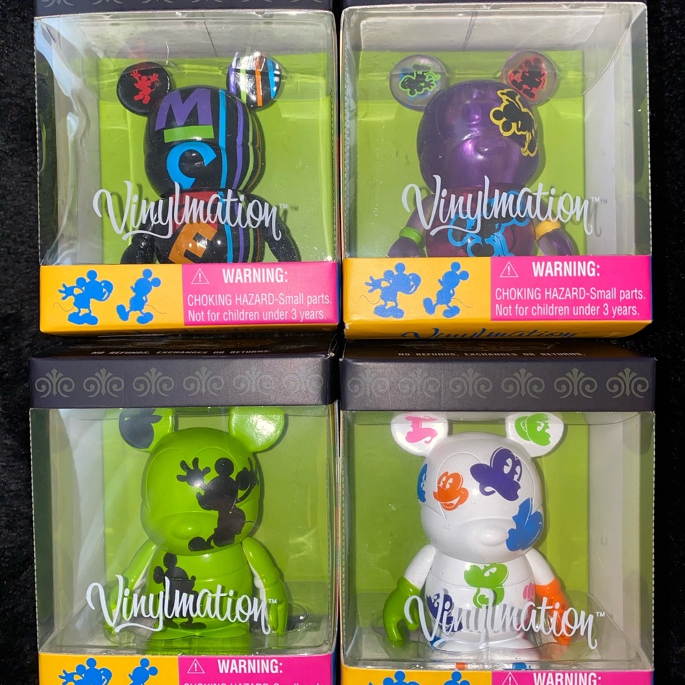 Oh Mickey Vinylmation - Complete set of 4